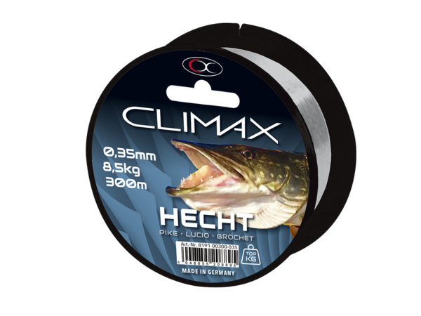 300m Climax Zielfischschnur Hecht 0,35mm(Grundpreis: 1,65€/100m)