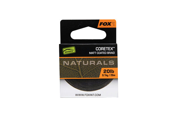 20m FOX EDGES™ NATURALS CORETEX(Grundpreis:0,80€/m)